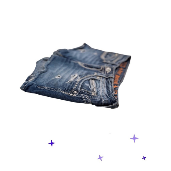 Rock Revival by Buckle Women’s Style Becky Denim Shorts Size 31 - Picture 4 of 10